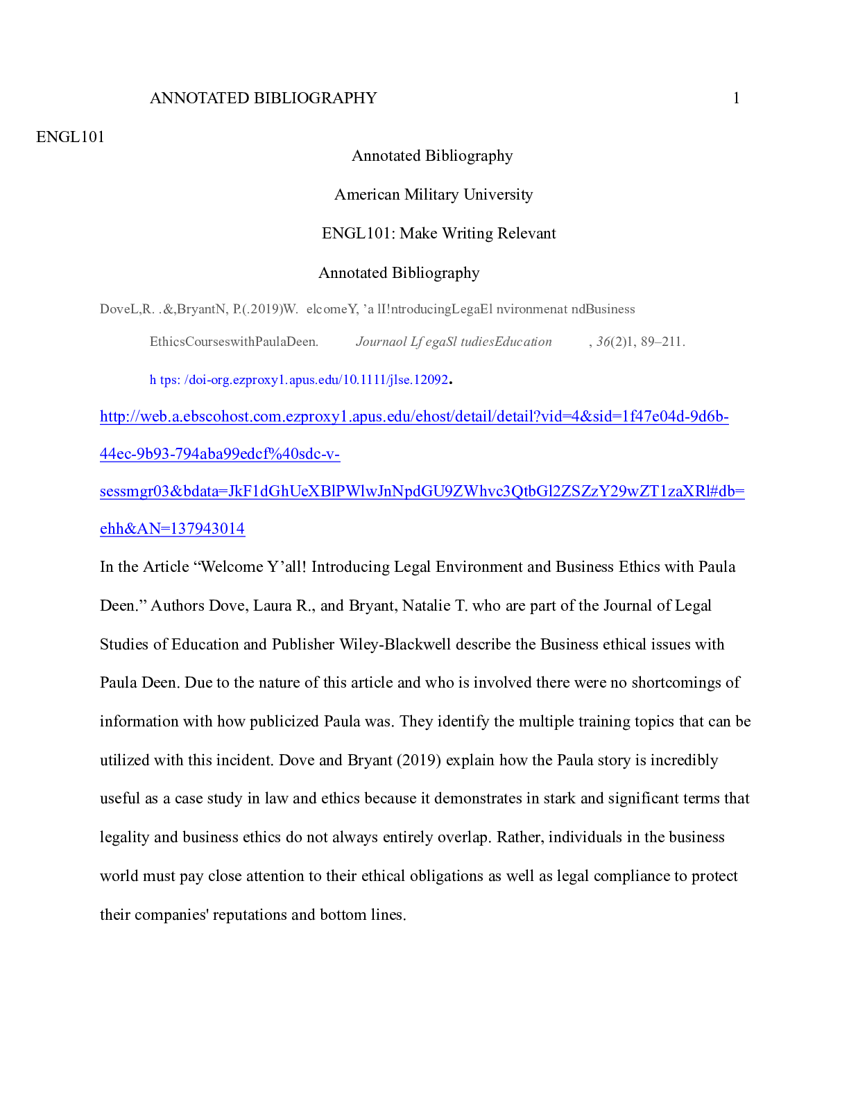 Preview image of Annotated  Bibliography updated.docx document